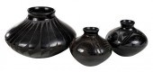 THREE MATA ORTIZ BLACKWARE POT