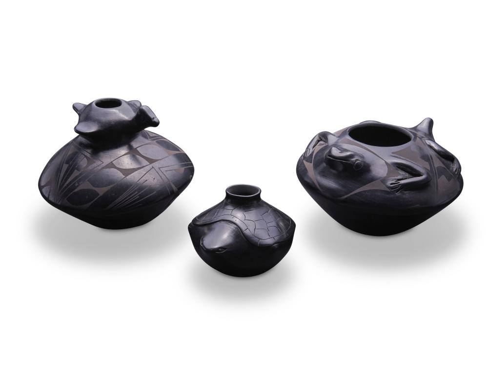 THREE MATA ORTIZ BLACKWARE