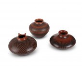 THREE MATA ORTIZ POTTERY VESSE