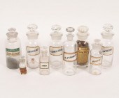 Three matching jars with prism