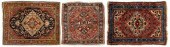 Three mats: one Sarouk with iv
