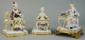 THREE MEISSEN ALLEGORICAL GROU