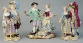 THREE MEISSEN FIGURAL GROUPS O