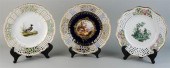THREE MEISSEN PICTORIAL RETICU