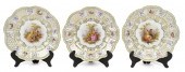 THREE MEISSEN PORCELAIN CABINE
