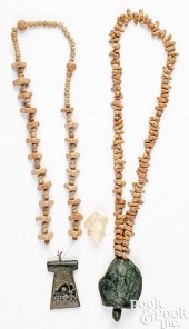THREE MESO-AMERICAN STONE ITEM