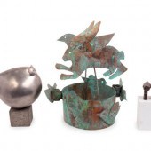 Three Metal Figural Groups
20t