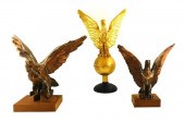 THREE METAL SPREAD WING EAGLE