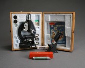 THREE MICROSCOPES INCLUDING TA