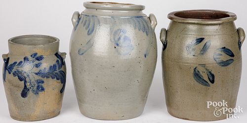 THREE MID-ATLANTIC STONEWARE