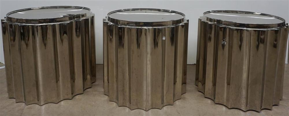 THREE MID-CENTURY MODERN POLISHED