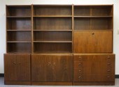 THREE MID-CENTURY MODERN WALNU