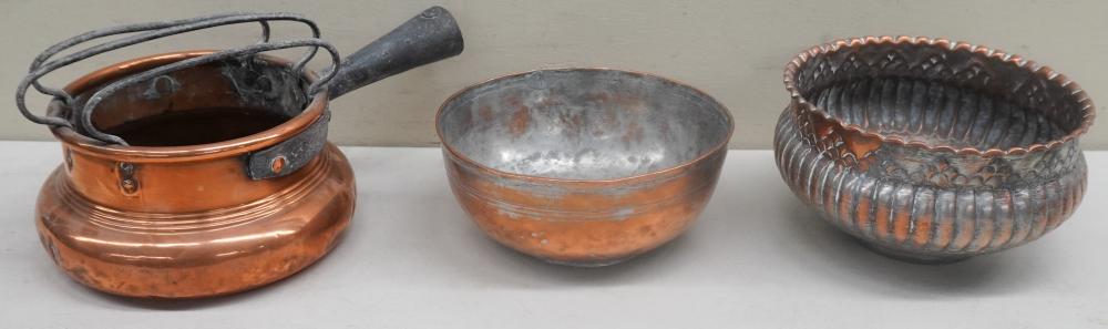 THREE MIDDLE EASTERN COPPER AND
