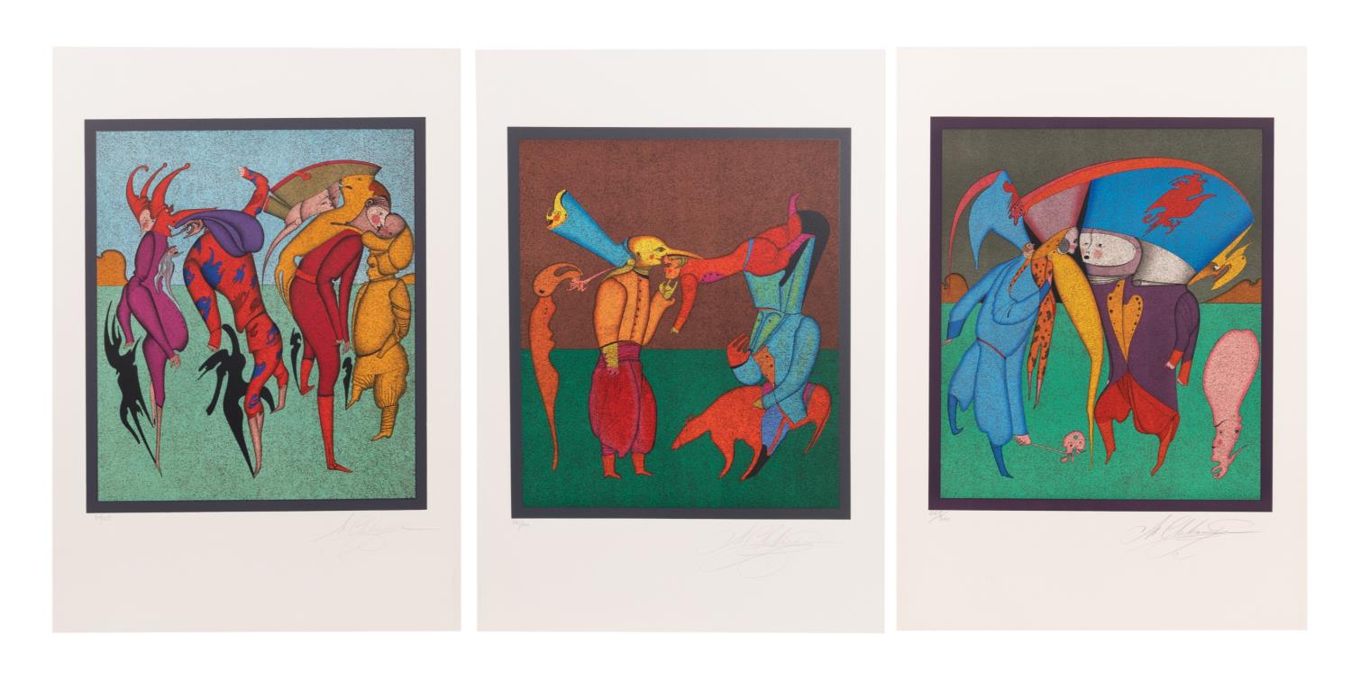 THREE MIHAIL CHEMIAKIN UNFRAMED