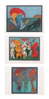 THREE MIHAIL CHEMIAKIN UNFRAME