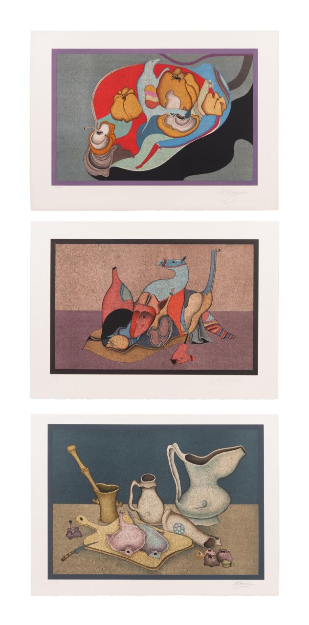 THREE MIHAIL CHEMIAKIN UNFRAMED