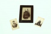 THREE MILITARY PHOTOGRAPHS.  A