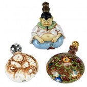 THREE MINI PERFUMES19th/20th c