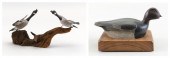 THREE MINIATURE BIRD CARVINGS