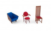 THREE MINIATURE CHAIRS FOR VIT