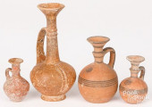 THREE MINIATURE CYPRIOT POTTER