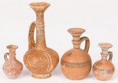 THREE MINIATURE CYPRIOT POTTER