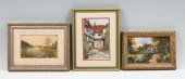 THREE MINIATURE LANDSCAPE PAIN