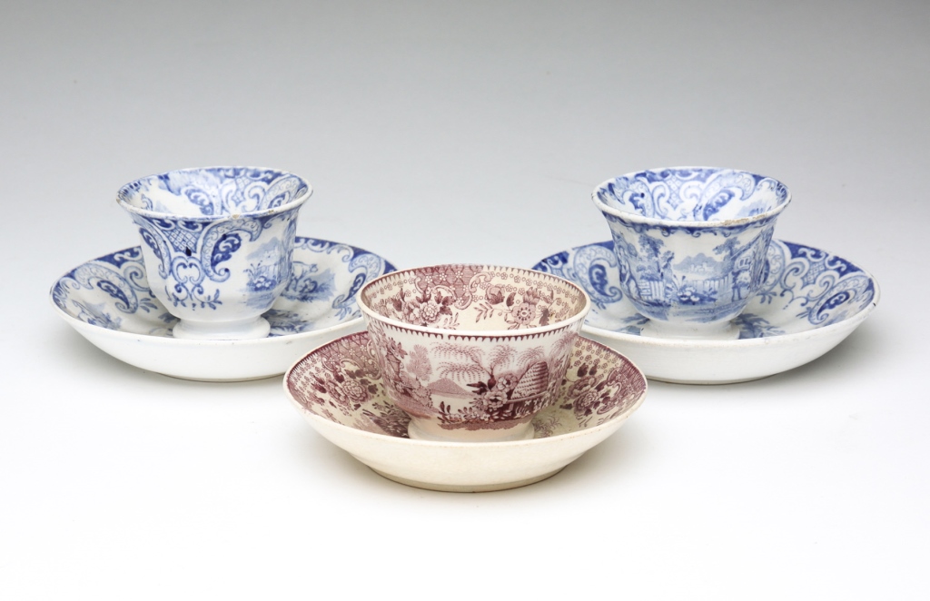 THREE MINIATURE STAFFORDSHIRE