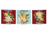 THREE MINTON MAJOLICA TILESThr
