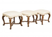 THREE MINTON SPIDELL UPHOLSTER