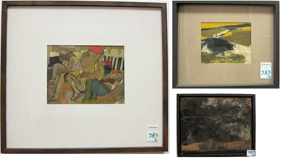 THREE MIXED MEDIAS: Joan Metcalf