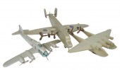 THREE MODEL PLANESpainted wood