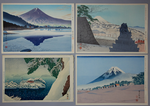 THREE MODERN JAPANESE PRINTS BY
