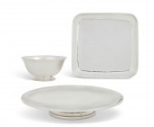 THREE MODERNIST STERLING SILVE