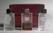 THREE MOLYNEUX PERFUME BOTTLES