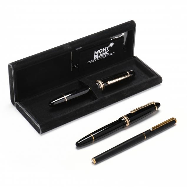 THREE MONT BLANC WRITING
