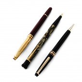 THREE MONTBLANC PENS An, "Osca
