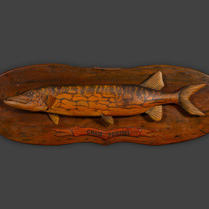 Three Mounted Fish Trophies 20th