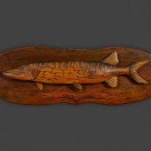 Three Mounted Fish Trophies
20