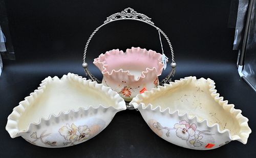 THREE MT. WASHINGTON GLASS BRIDAL