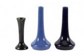 THREE MUNCIE BUD VASESThree Mu