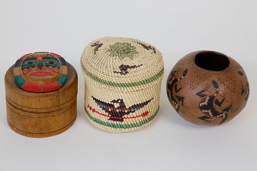 THREE NATIVE AMERICAN