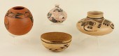 THREE NATIVE AMERICAN CERAMIC