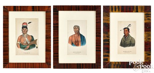 THREE NATIVE AMERICAN INDIAN