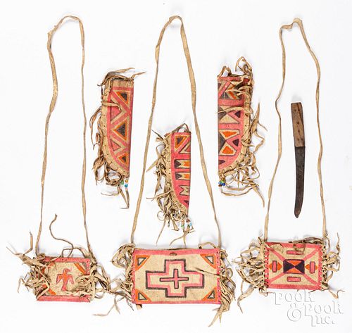 THREE NATIVE AMERICAN INDIAN