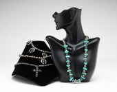 THREE NATIVE AMERICAN SILVER N