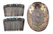 THREE NATIVE AMERICAN SILVER W