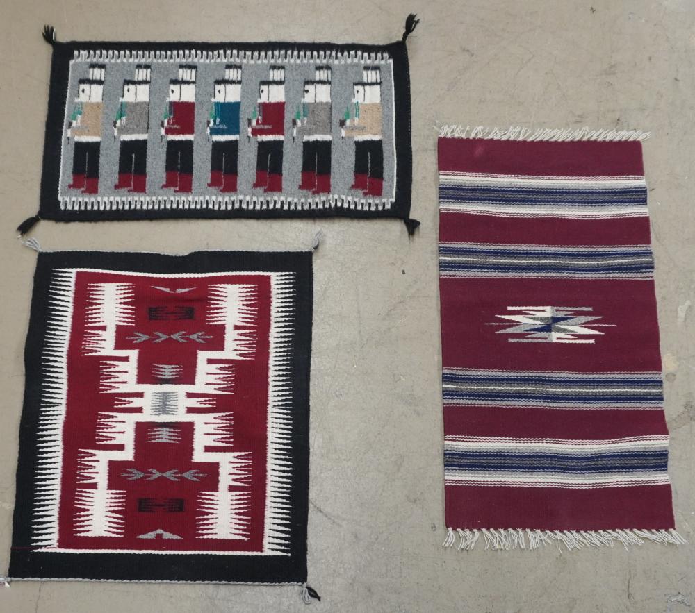 THREE NAVAJO/SOUTHWEST INDIAN WOVEN