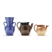 THREE NC POTTERY VESSELS<br>Th