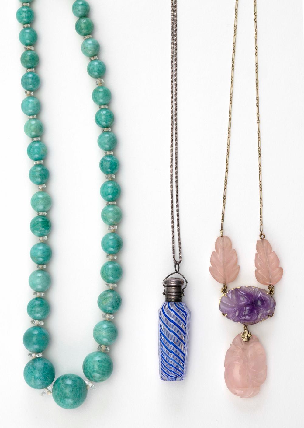 THREE NECKLACESTHREE NECKLACES,  
